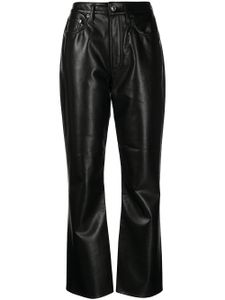 AGOLDE pantalon évasé à taille haute - Noir