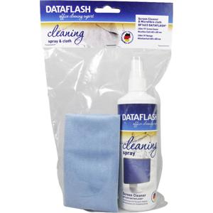 Data Flash DF1623 computerreinigingskit Beeldschermen/Plastik Spray voor apparatuurreiniging 250 ml