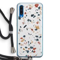 Terrazzo N°4: Samsung Galaxy A50 Transparant Hoesje met koord