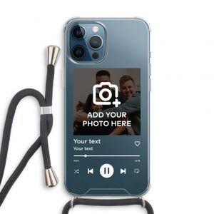 Music Player: iPhone 12 Pro Transparant Hoesje met koord