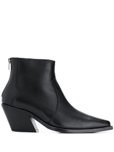 ANINE BING bottines à talon épais - Noir