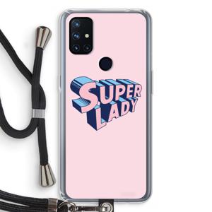 Superlady: OnePlus Nord N10 5G Transparant Hoesje met koord