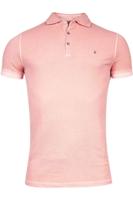 Thomas Maine Tailored Fit Polo shirt Korte mouw roze