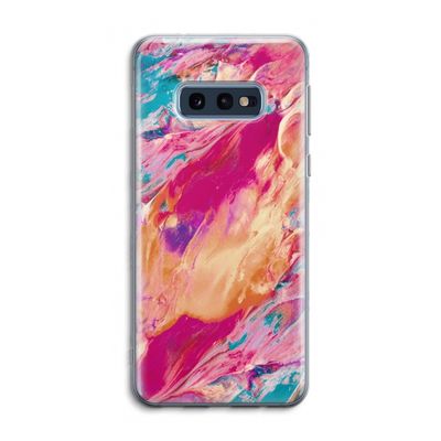 Pastel Echoes: Samsung Galaxy S10e Transparant Hoesje