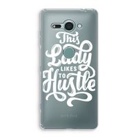 Hustle Lady: Sony Xperia XZ2 Compact Transparant Hoesje