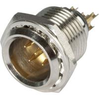 Hicon HI-XMEM5 XLR-connector Stekker, inbouw verticaal Aantal polen: 5 Zilver 1 stuk(s)