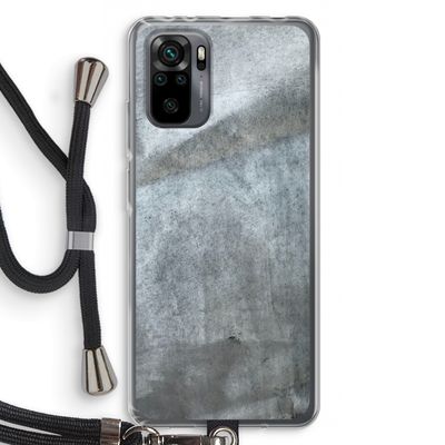 Grey Stone: Xiaomi Redmi Note 10 Pro Transparant Hoesje met koord