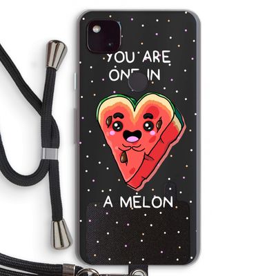 One In A Melon: Pixel 4a 5G Transparant Hoesje met koord