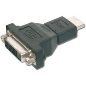 Digitus AK-330505-000-S tussenstuk voor kabels HDMI A DVI-I (24+5) Zwart