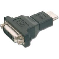 Digitus AK-330505-000-S tussenstuk voor kabels HDMI A DVI-I (24+5) Zwart - thumbnail