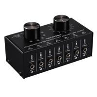 B017 6 ingang 1 uitgang audio signaal selectie Switcher uitgang volume aanpassing controle 3.5 mm interface