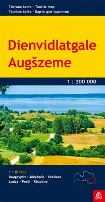 Wegenkaart - landkaart 6 Dienvidlatgale - Zuid Latgale - Letland | Jana Seta