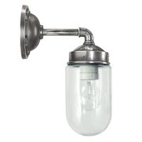 Wandlamp aluminium Ninety E27 Buitenlamp muurlamp met glas