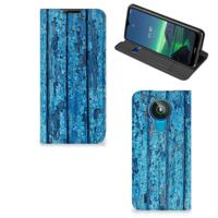 Nokia 1.4 Book | Wallet Case | Wood Blue