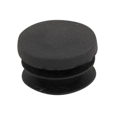 Insteekdop rond 20 mm. platte kop