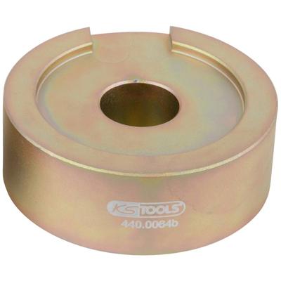 KS Tools 440.0064B Montagetegenhoudplaat VW / Audi / Seat / Skoda, Ø 72 mm