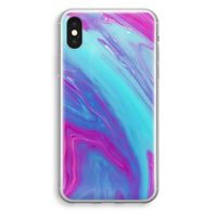 Zweverige regenboog: iPhone X Transparant Hoesje