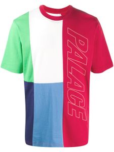 Palace t-shirt colour block Flaggin - Rouge