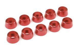 Aluminium Washer voor M5 Socket Head Screws (BD: 12mm) - Red - 10st