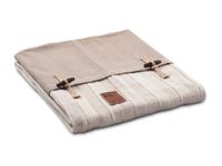 Rib plaid beige