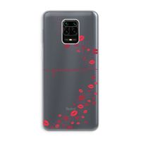 Kusjes: Xiaomi Redmi Note 9 Pro Transparant Hoesje