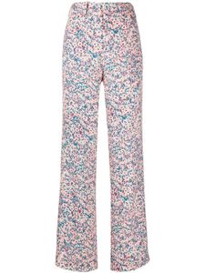 Nº21 pantalon droit à fleurs - Multicolore