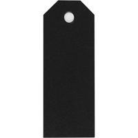 Creativ Company Manilla-labels, afm 3x8 cm, 220 gr, zwart, 20 stuk/ 1 doos