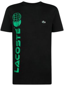 Lacoste x Daniil Medvedev t-shirt à logo imprimé - Noir