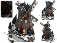 Windmolen met led en beweging - Nampook