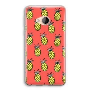 Ananas: HTC U Play Transparant Hoesje