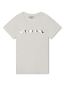 Michael Kors Kids t-shirt en coton à logo imprimé - Blanc