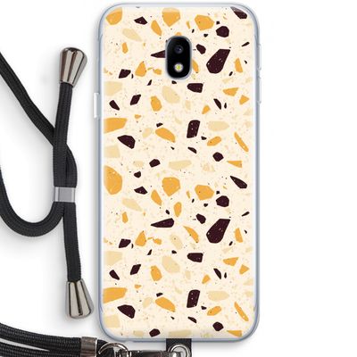Terrazzo N°13: Samsung Galaxy J3 (2017) Transparant Hoesje met koord