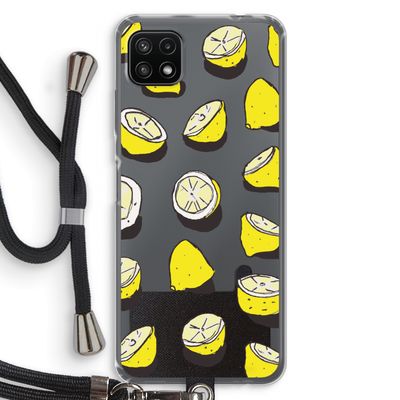 When Life Gives You Lemons...: Samsung Galaxy A22 5G Transparant Hoesje met koord