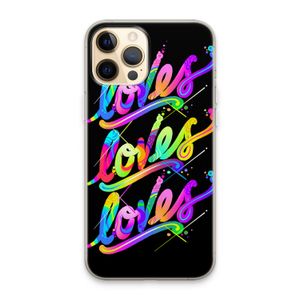 Loves: iPhone 13 Pro Max Transparant Hoesje