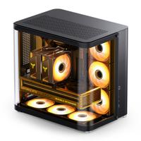 Jonsbo TK-2 2.0 Midi Tower Zwart - thumbnail