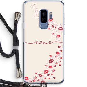 Kusjes: Samsung Galaxy S9 Plus Transparant Hoesje met koord