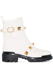 Valentino Garavani bottines Roman Stud - Blanc