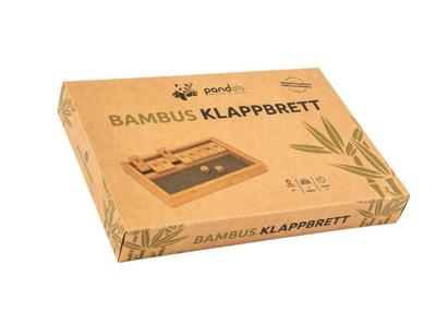 Pandoo Shut the box - dobbelspel - bamboe