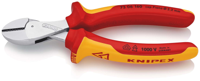 Knipex X-Cut® Compacte Zijsnijtang | 160 mm Lengte | Grote Krachtoverbrenging | Geïsoleerd | Meer-Componentengrepen - 73 06 160 SB