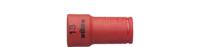 Wiha 246233 Dopsleutelinzet geïsoleerd 1/4" buitenzeskant 13.0 mm x 42 mm - 43098
