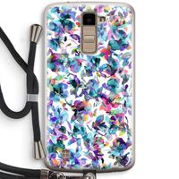 Hibiscus Flowers: LG K10 (2016) Transparant Hoesje met koord