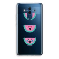 Smiley watermeloen: Huawei Mate 10 Pro Transparant Hoesje