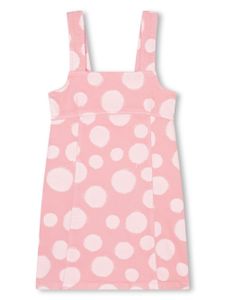 Marc Jacobs Kids robe en coton à pois - Rose