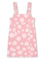 Marc Jacobs Kids robe en coton à pois - Rose - thumbnail