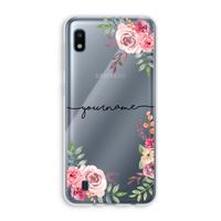 Rozen: Samsung Galaxy A10 Transparant Hoesje