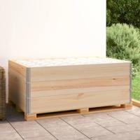 Palletopzetranden 3 st 100x150 cm massief grenenhout
