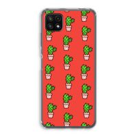 Mini cactus: Samsung Galaxy A22 5G Transparant Hoesje