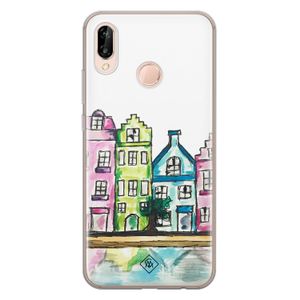 Huawei P20 Lite siliconen telefoonhoesje - Amsterdam