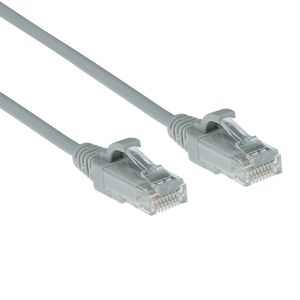ACT DC9010 LSZH U/UTP CAT6 Datacenter Slimline Patchkabel Snagless | RJ45 connectoren | Grijs | 10 meter