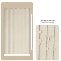 Magneto Vouwbare Douchegordijn